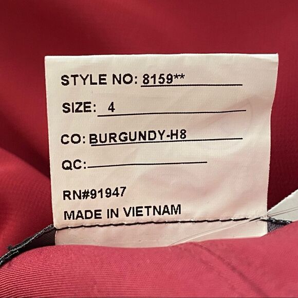 Social Bridesmaids Strapless Draped Bodice Maxi Dress with Front Slits - Picture 7 of 8